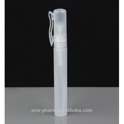 Free Sample 10ml Pen Shape Plastic Alcohol Disinfectant Perfume Pump Spray Bottle