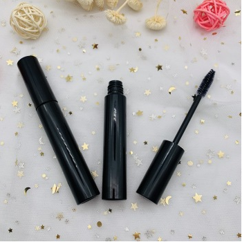 Customize Black Plastic Eyelash Mascara Tube With Brush